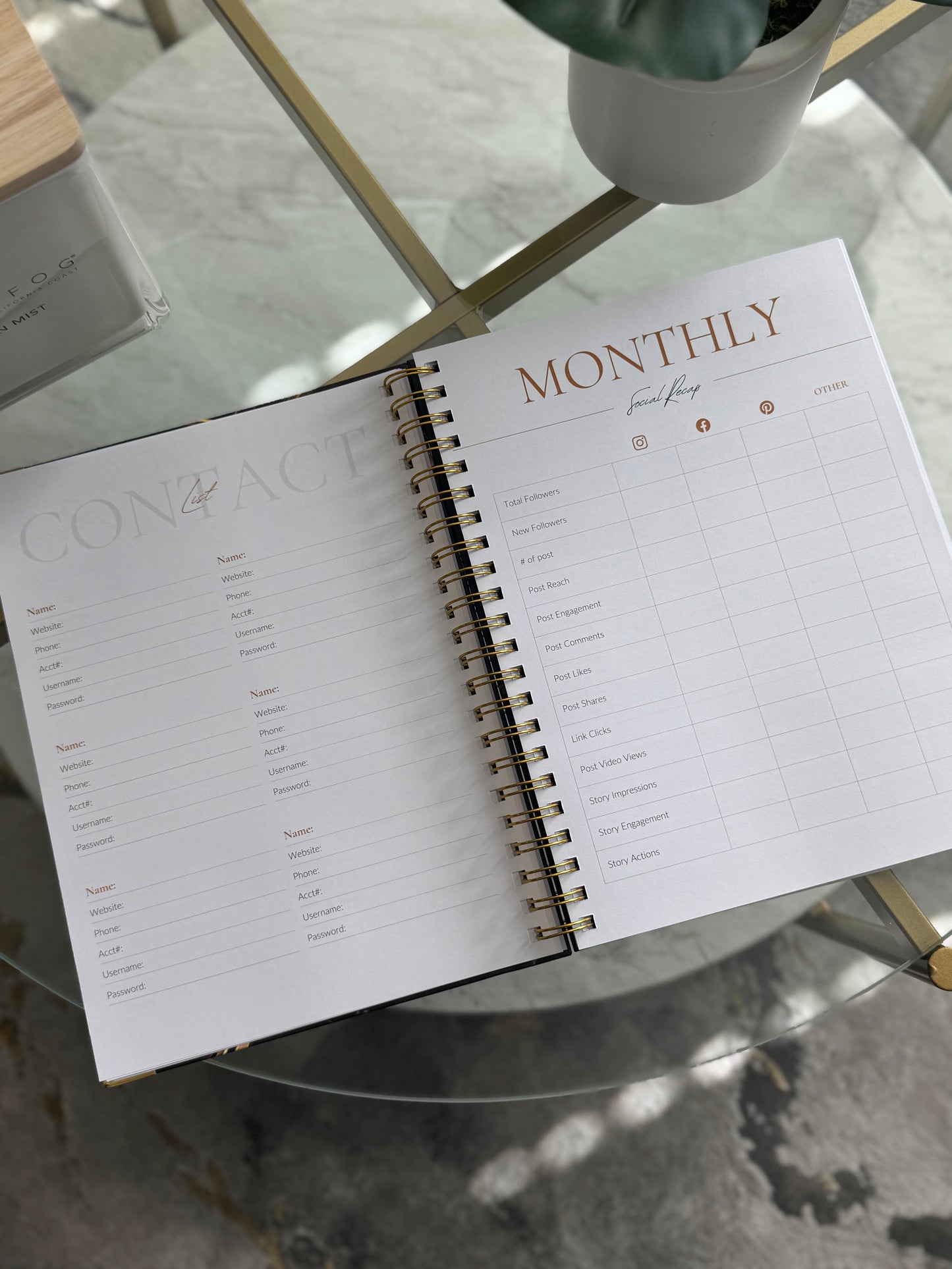 Undated Life And Business Planner