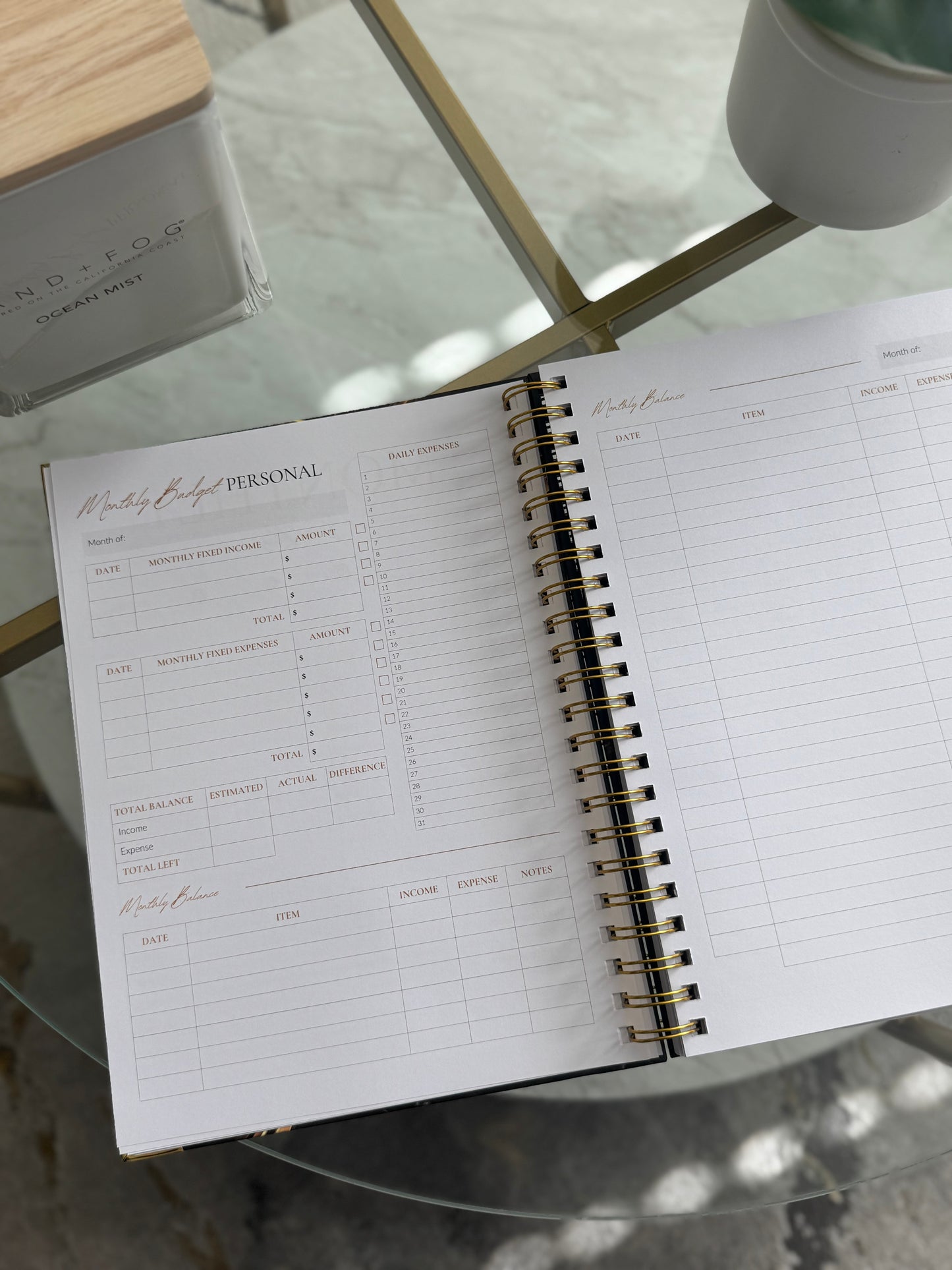 Undated Life And Business Planner