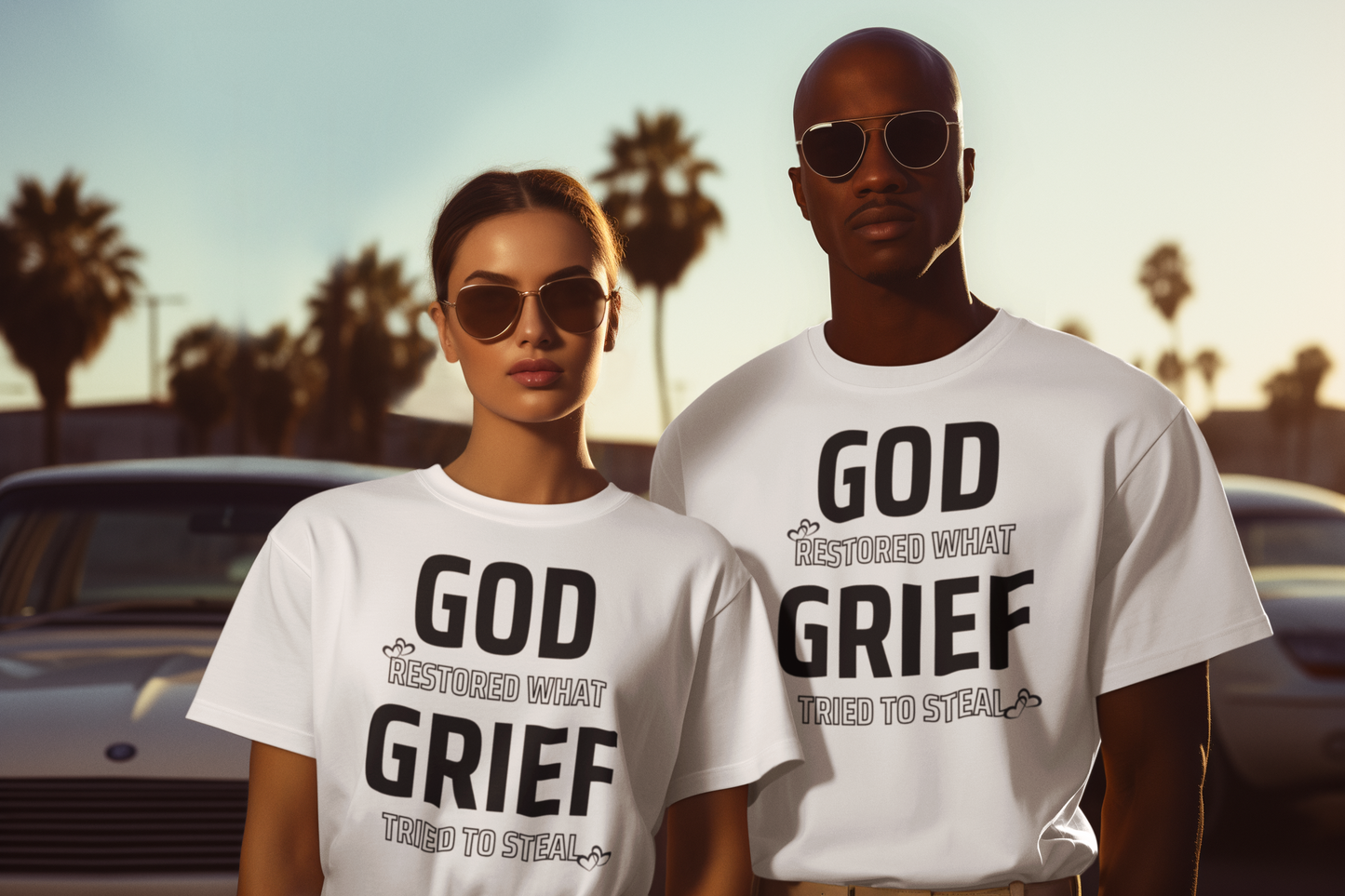 Carrying the Weight Book + God Restored What Grief Tried To Steal Tee